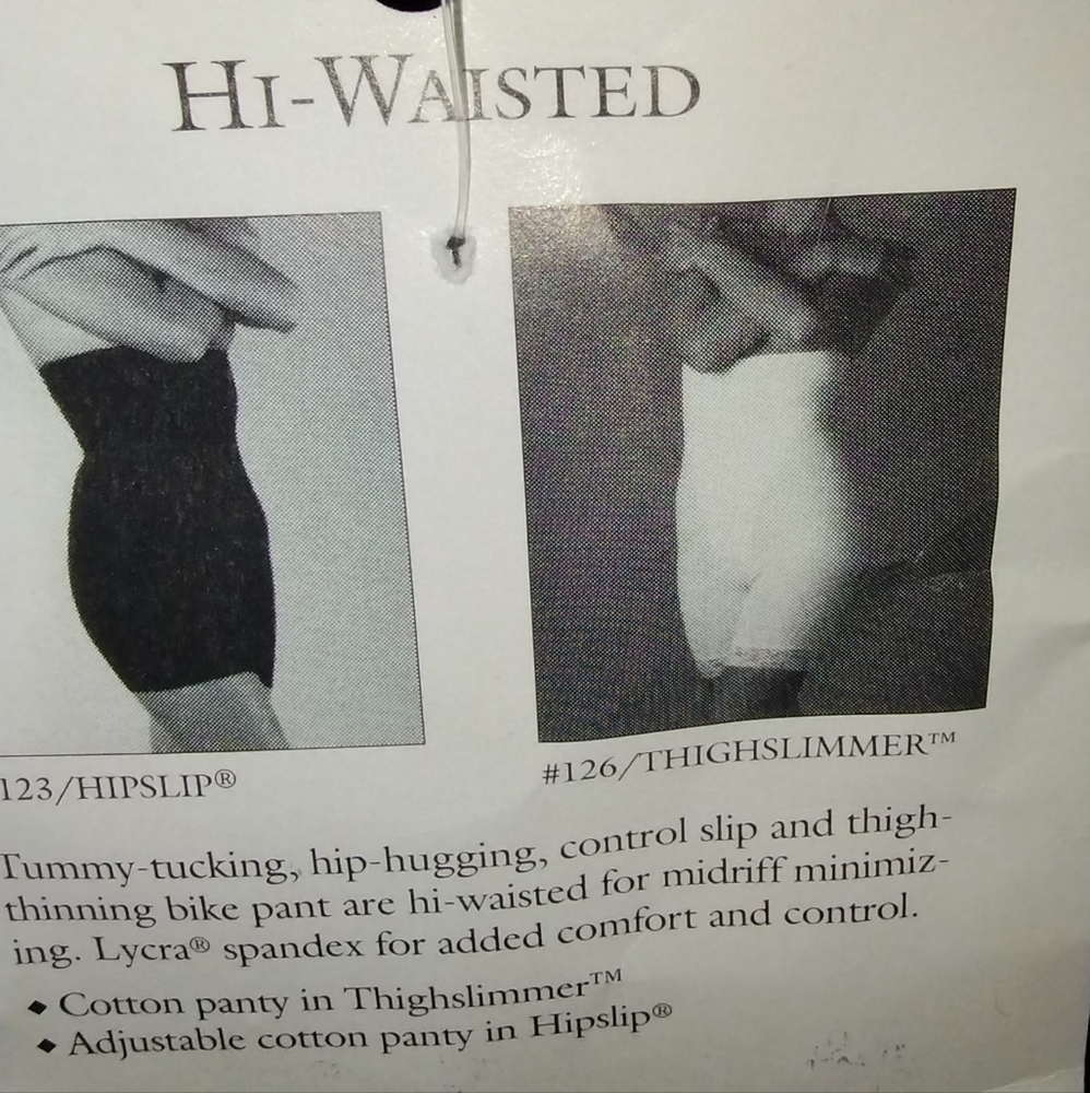 Vintage Nancy Ganz Bodyslimmers Thighslimmer Shapewear Black 3X NWT - Picture 7 of 8